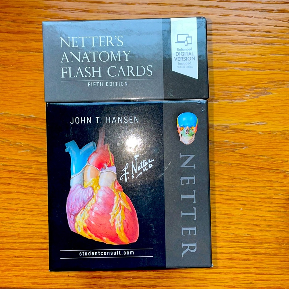 Netters and anatomy flashcards fifth edition
